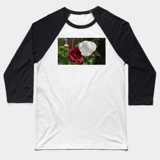 Rose and Peony Baseball T-Shirt